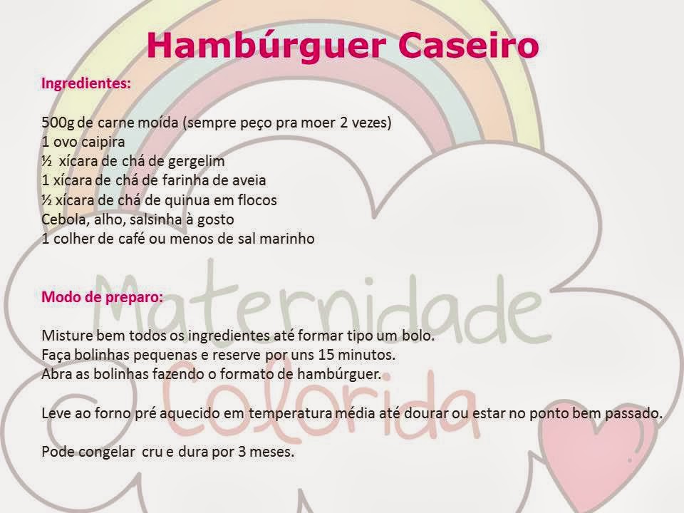 hambúrguer caseiro