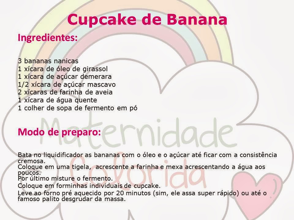 cupcake de banana