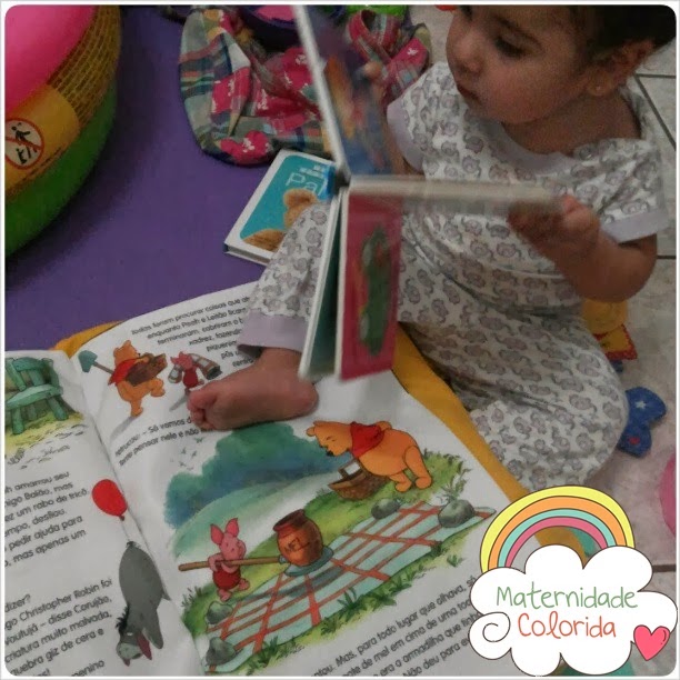 leitura infantil e rodas de histórias maternidade colorida