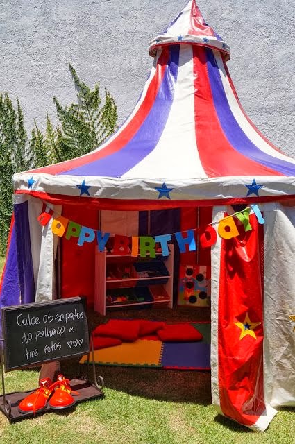 festa infantil tema circo