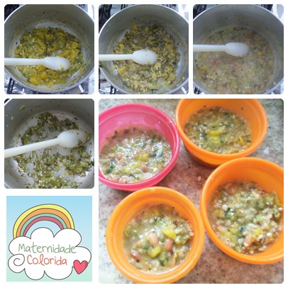 Receita de papinha para bebe com ovo